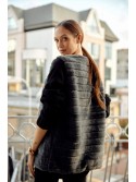 Women\'s graphite fur vest 02114 - Online store - Boutique